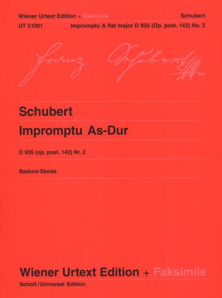Schubert: Impromptu in A-flat Major, D 935, Op. posth. 142, No. 2