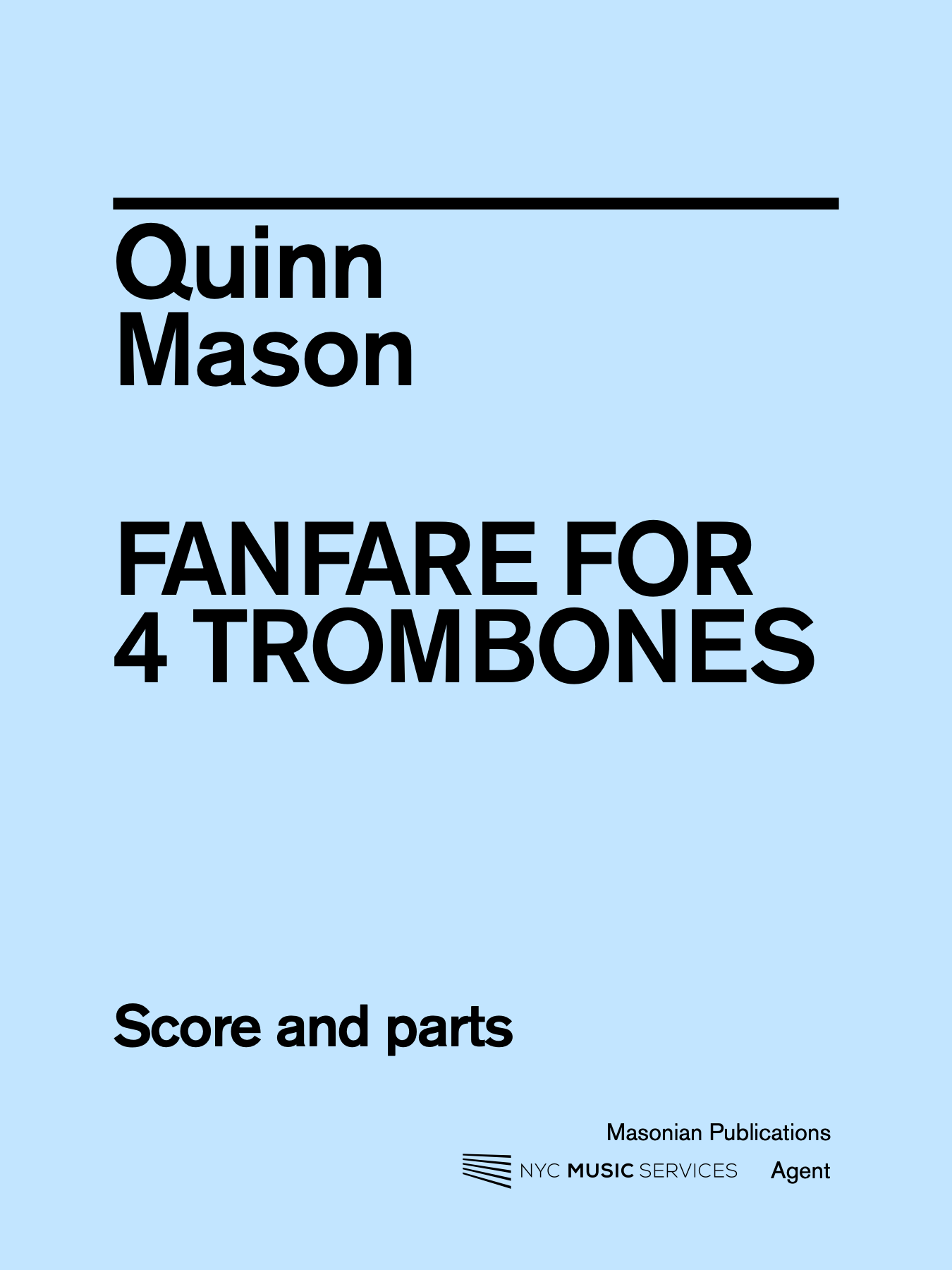 Mason: Fanfare for 4 Trombones