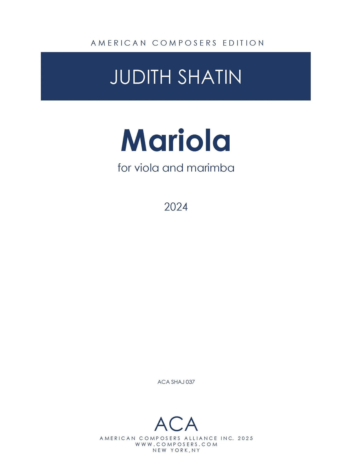 Shatin: Mariola