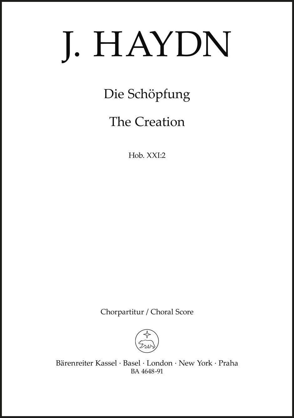 Haydn: The Creation, Hob. XXI:2 – Ficks Music
