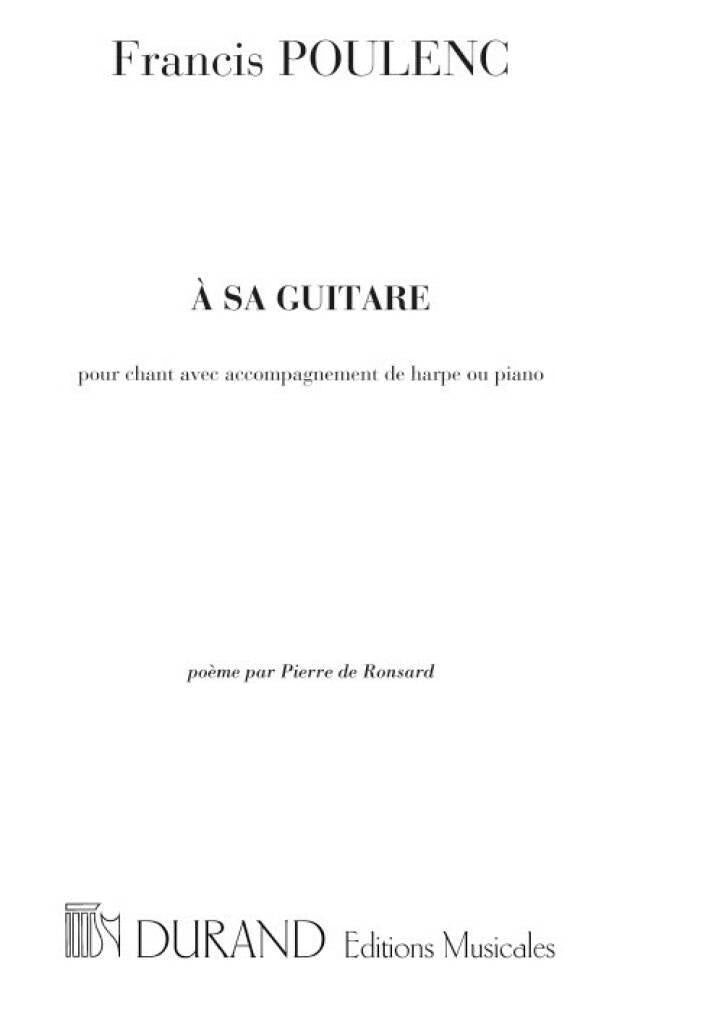 Poulenc: A Sa Guitare