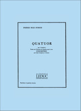 Dubois: Saxophone Quartet