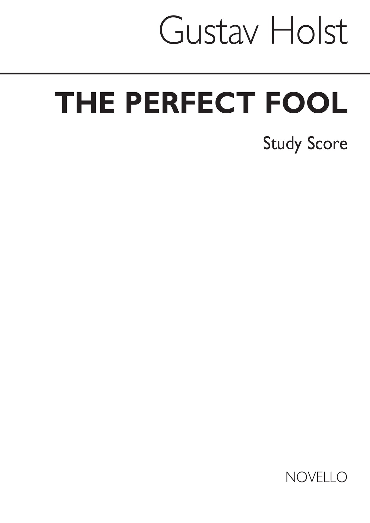 Holst: Perfect Fool