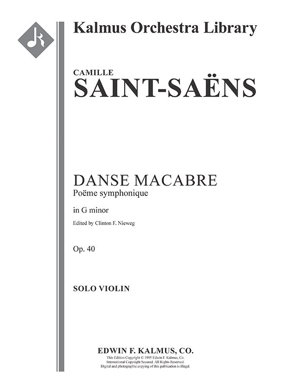 Saint-Saëns: Danse macabre, Op. 40