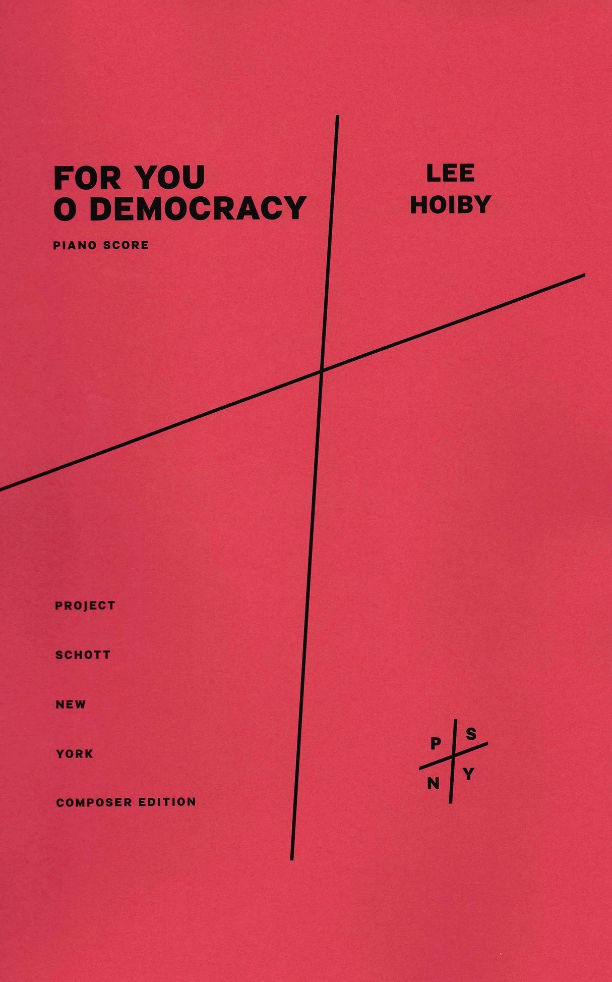 Hoiby: For You O Democracy