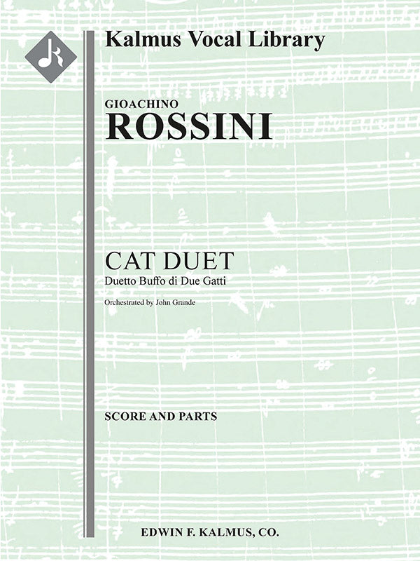 Rossini: Duetto buffo di due gatti (arr. for orchestra & voice)