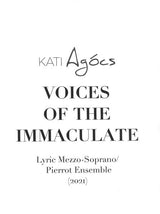 Agócs: Voices of the Immaculate