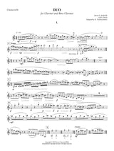 Baker: Duo for Clarinet and Bass Clarinet