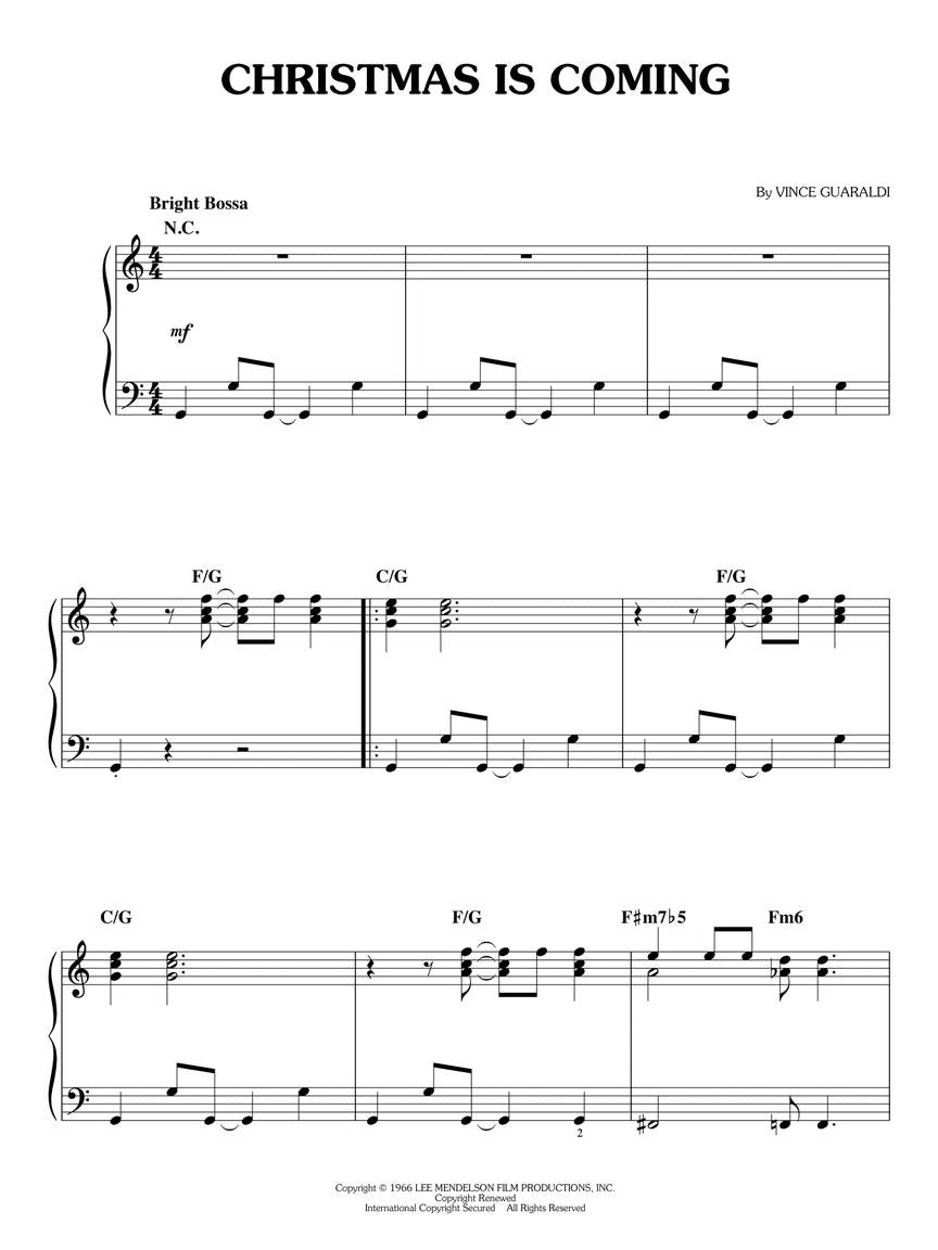 A Charlie Brown Christmas™ (arr. for easy piano)