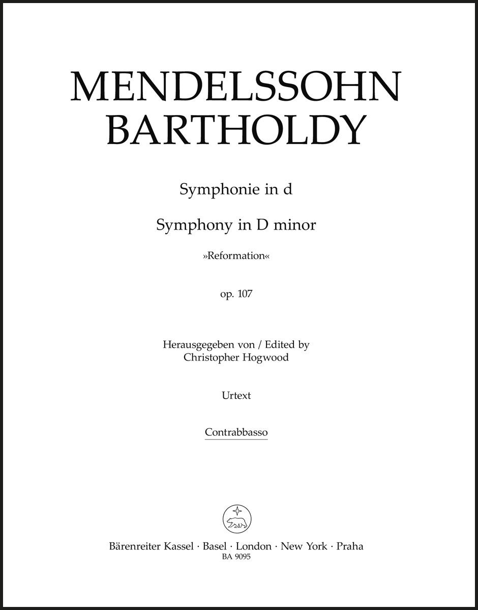 Mendelssohn: Symphony No. 5 in D Minor, Op. 107 (