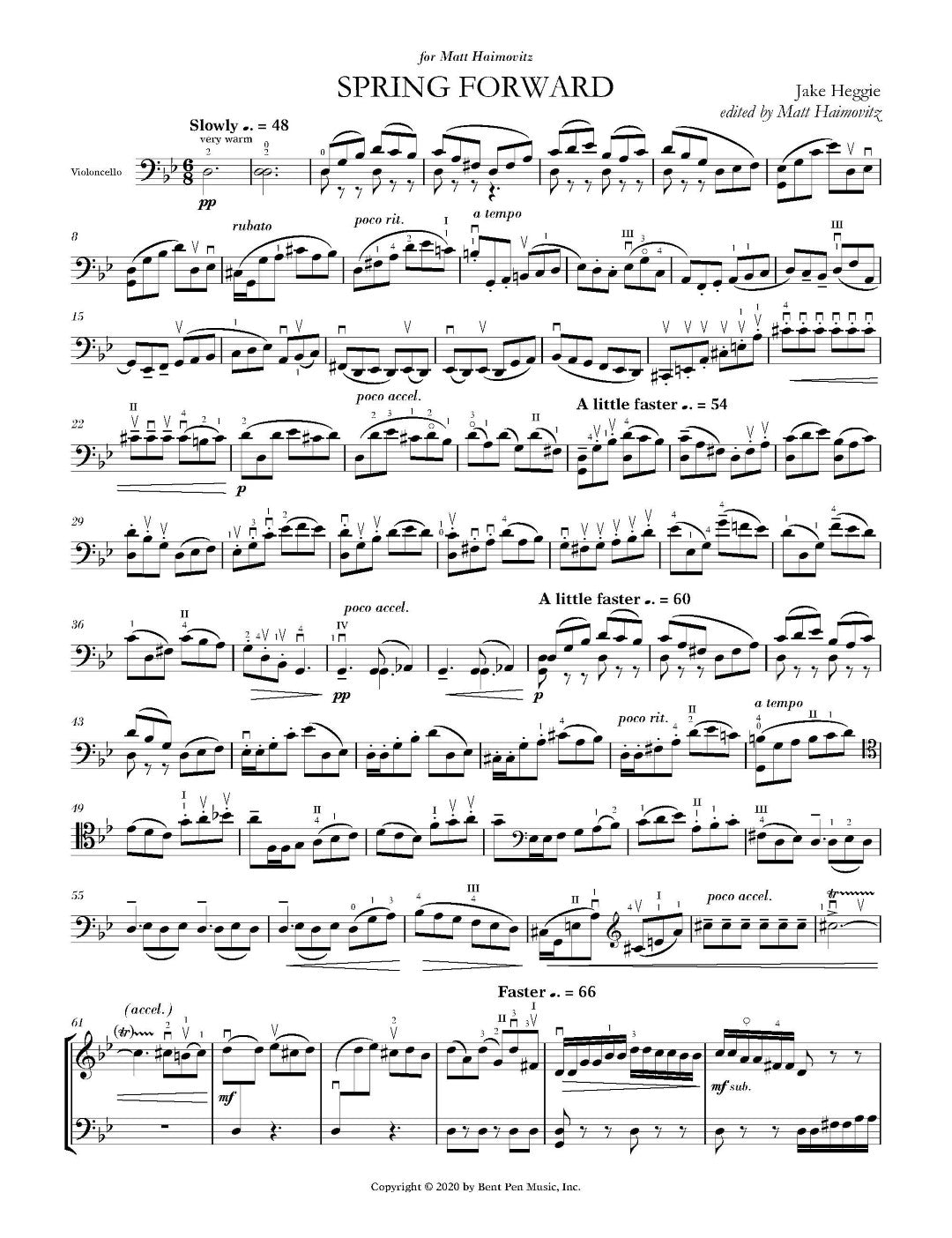 Heggie: Spring Forward