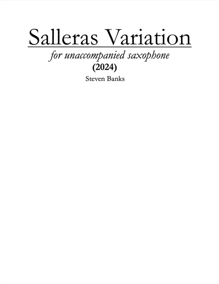 Banks: Salleras Variation