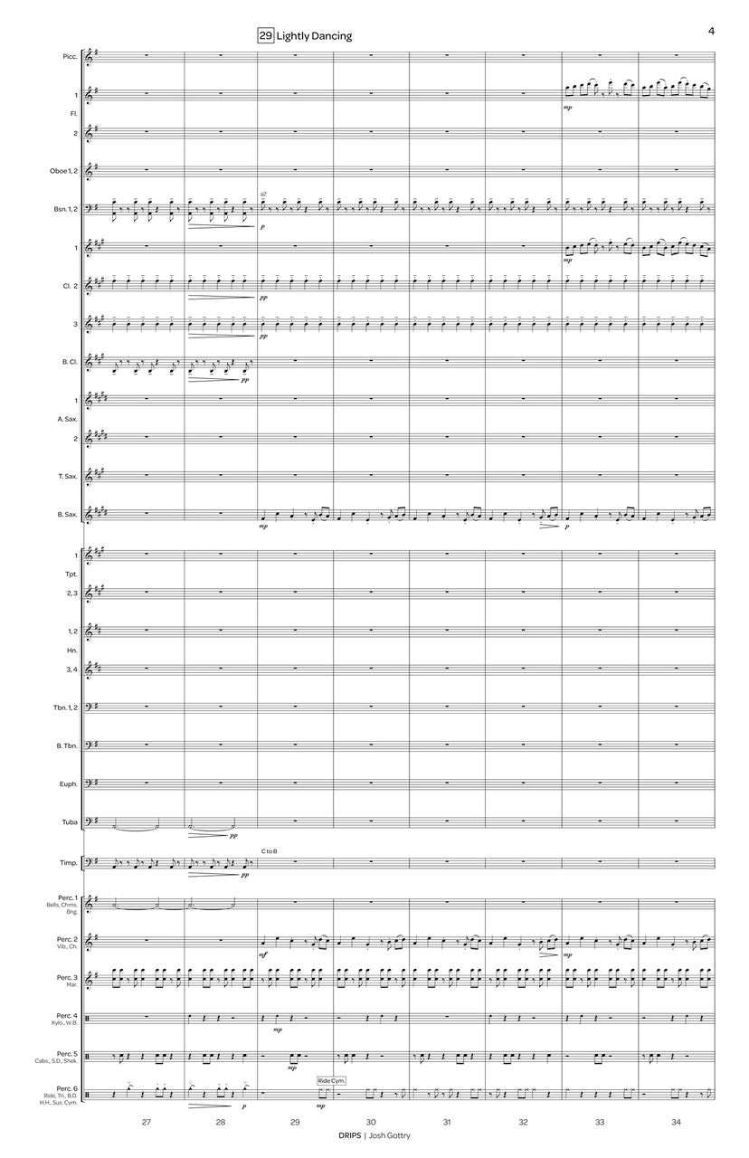 Gottry: Drips (Version for Wind Ensemble)