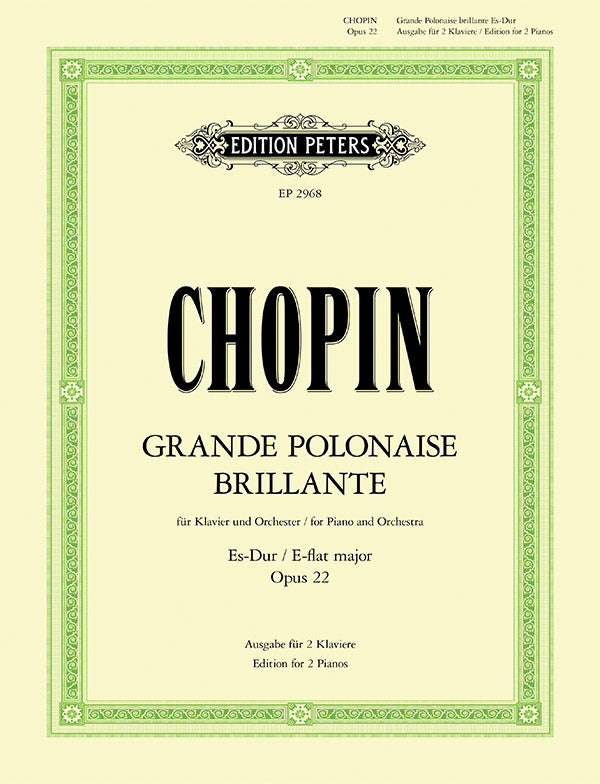 Chopin: Grande Polonaise Brillante in E-flat, Op. 22 for Piano and Orchestra