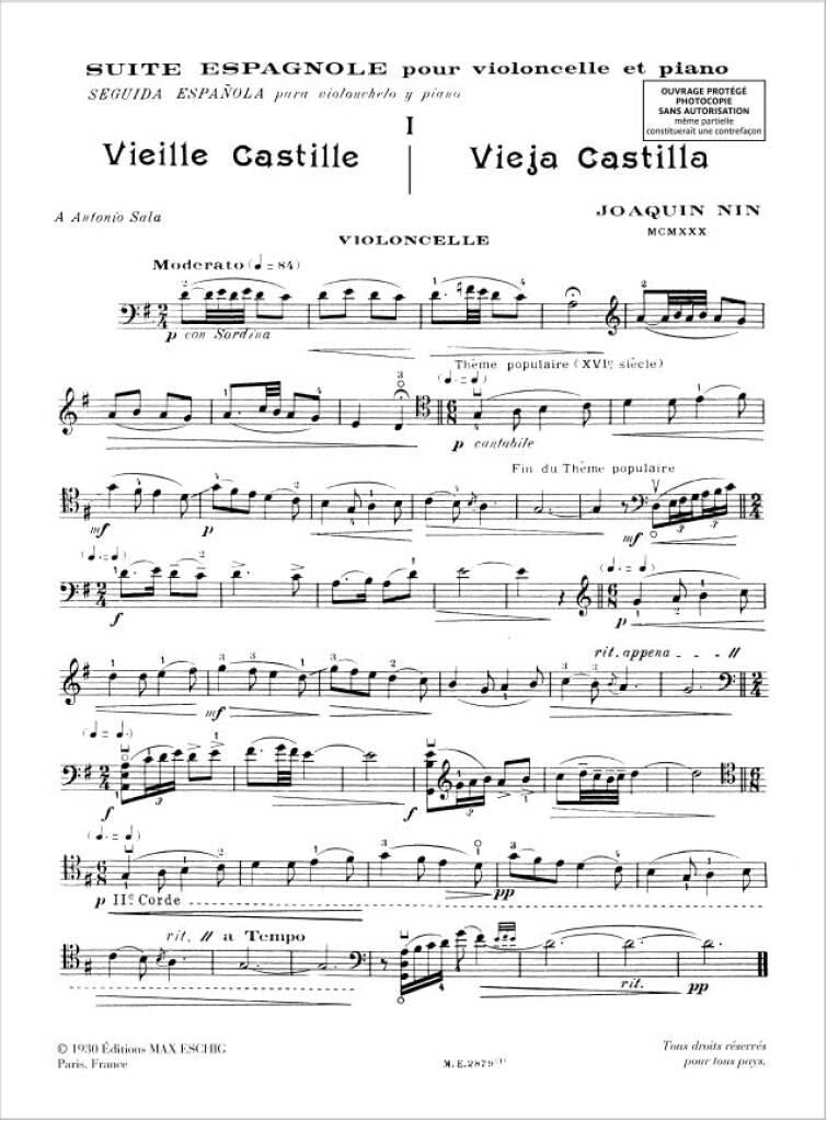 Nin: Suite Espagnole