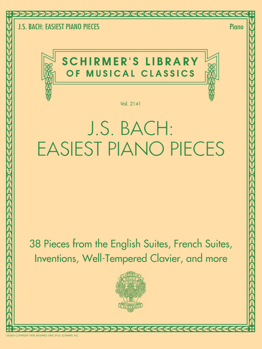 Bach: Easiest Piano Pieces