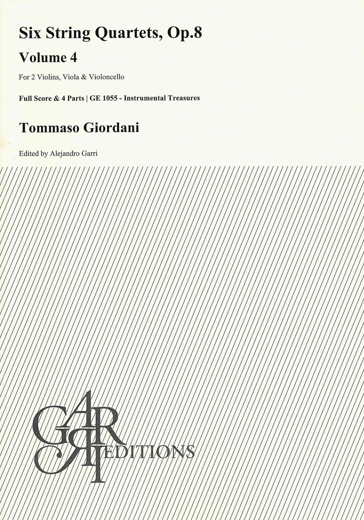 Giordani: String Quartet in A Major, Op. 8, No. 4