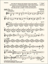 Bartók: Ten Pieces from the Series 'For Children' (arr. for string ensemble)