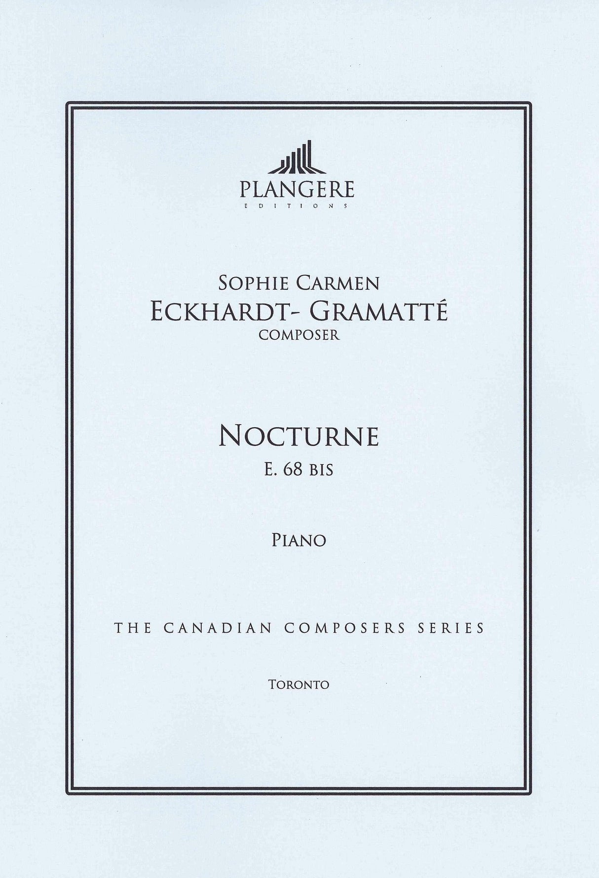 Eckhardt- Gramatté: Nocturne, E. 68 bis