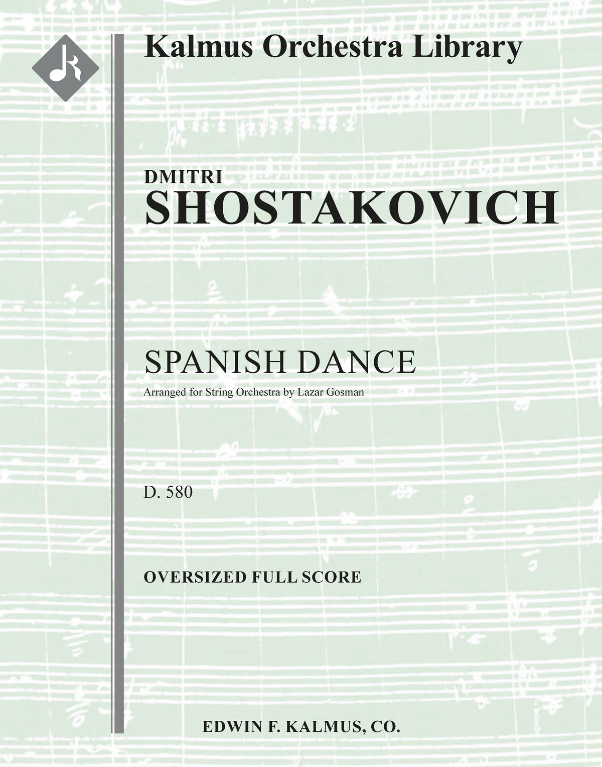 Shostakovich: Spanish Dance, D. 580 (arr. for string orchestra)