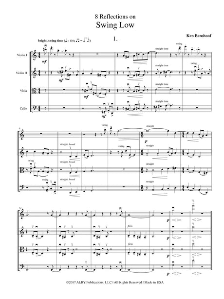Benshoof: 8 Reflections on Swing Low