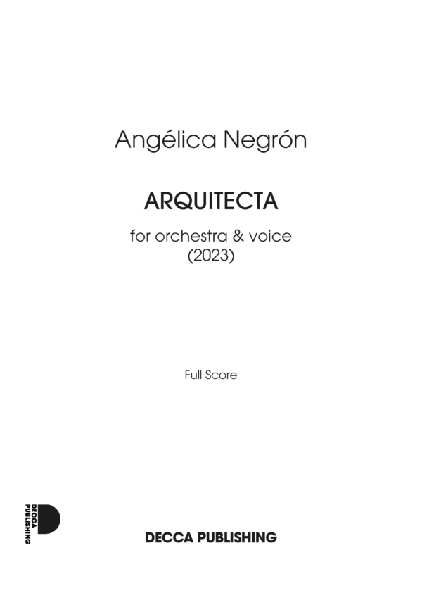 Negrón: Arquitecta