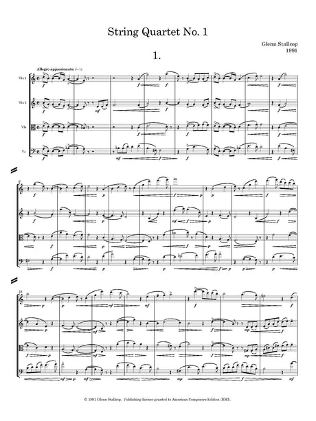 Stallcop: String Quartet No. 1