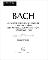 Bach: Gleichwie der Regen and Schnee vom Himmel fällt, BWV 18