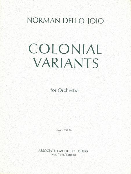 Dello Joio: Colonial Variants