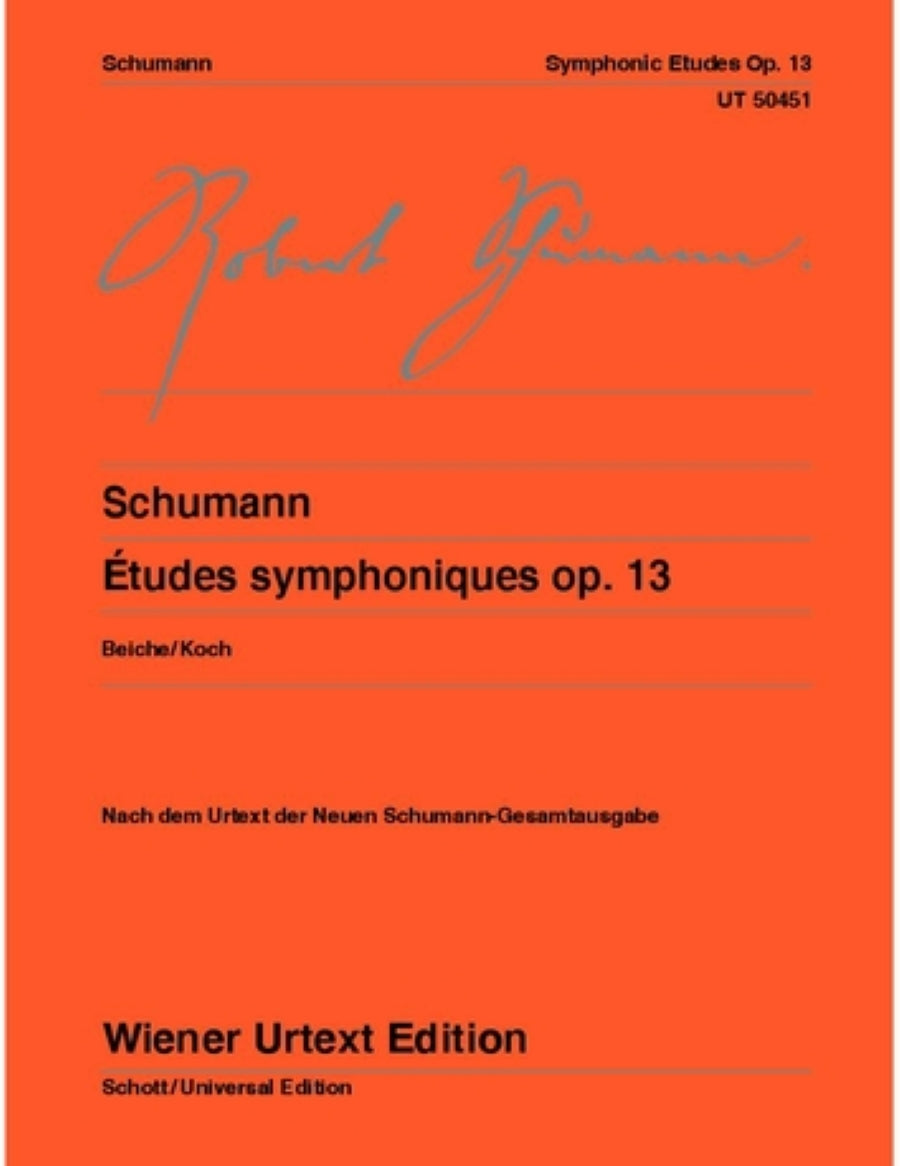Schumann: Symphonic Etudes, Op. 13