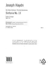 Haydn: Symphony in D Major, Hob. I:13