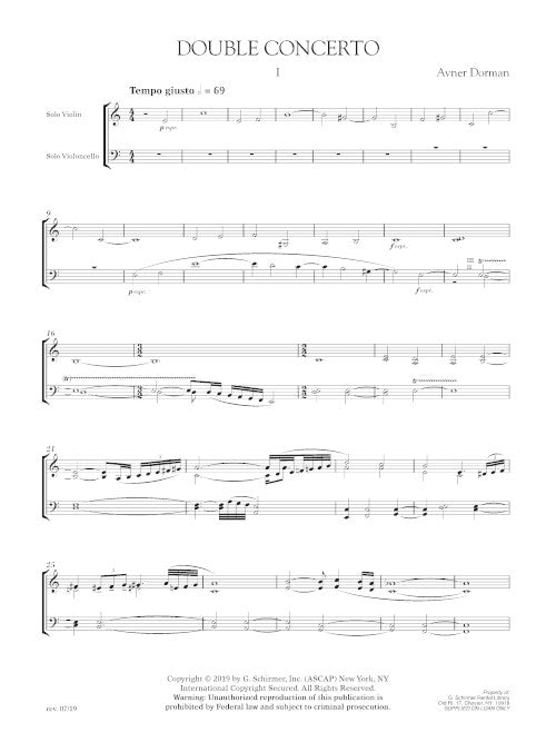 Dorman: Double Concerto