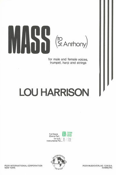 Harrison: Mass (to St. Anthony)