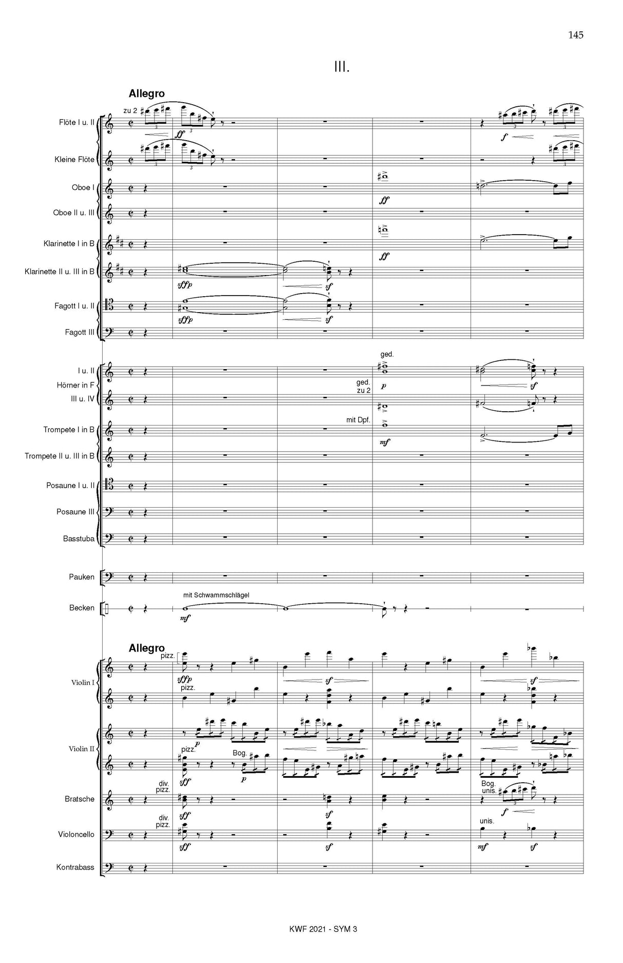Weigl: Symphony No. 3 in B-flat Major