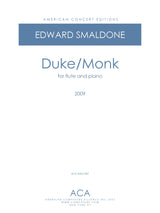 Smaldone: Duke / Monk (Version for Flute & Piano)