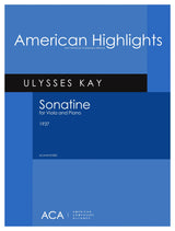 Kay: Sonatine for Viola & Piano