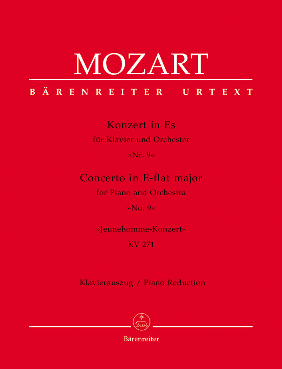 新モーツァルト全集 IX/25 Klaviersonaten Band2 Mozart: Piano Concerto No. 9 in E-flat Major, K. 271 – Ficks Music