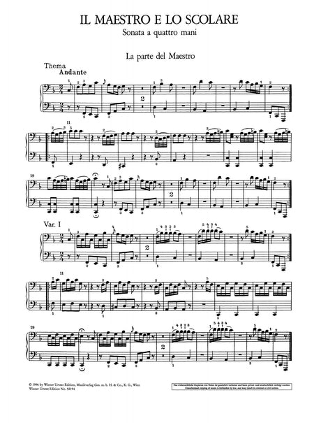 Haydn: Divertimento "Il maestro e lo scolare", Hob. XVIIa:1