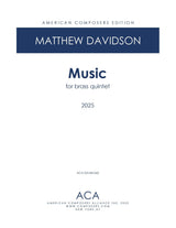 Davidson: Music for Brass Quintet