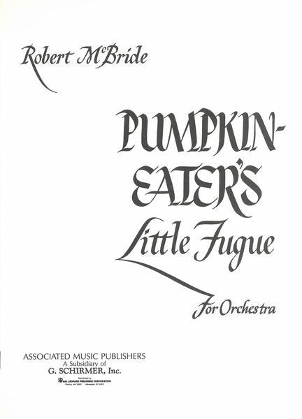 McBride: Pumpkin Eater's Little Fugue