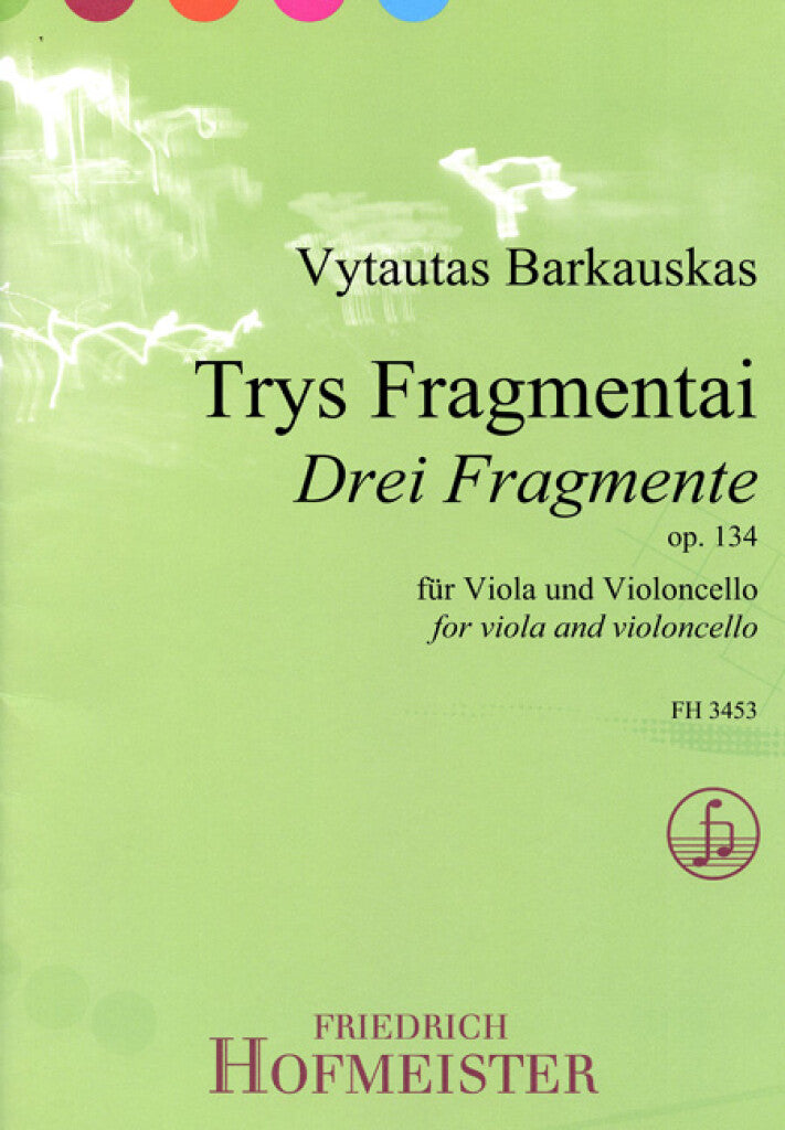 Barkauskas: 3 Fragments, Op. 134