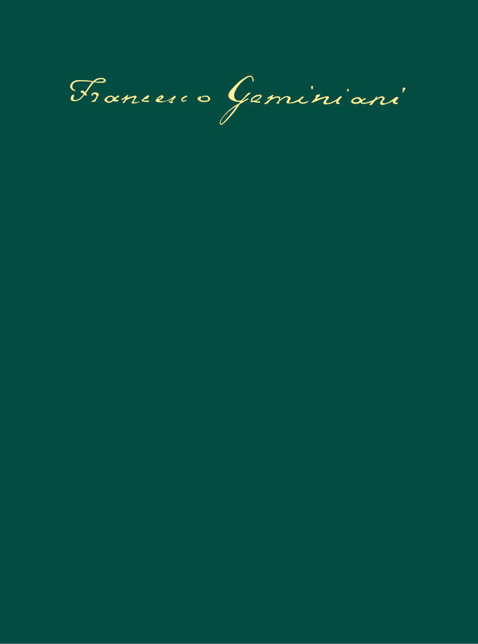 Geminiani: 12 Sonatas for Violin and Figured Bass, H. 1-12, Op. 1