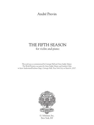 Previn: The Fifth Season