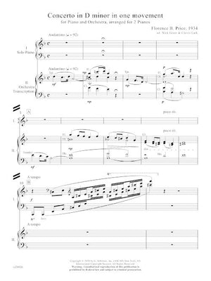 Price: Piano Concerto in One Movement