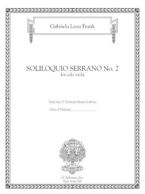 Frank: Soliloquio Serrano No. 2
