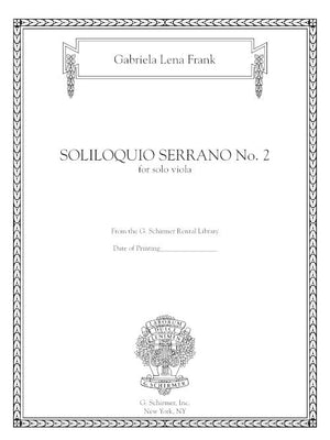 Frank: Soliloquio Serrano No. 2
