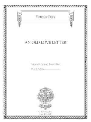 Price: An Old Love Letter