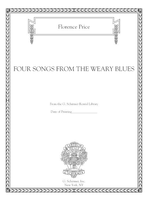 Price: Four Songs from The Weary Blues