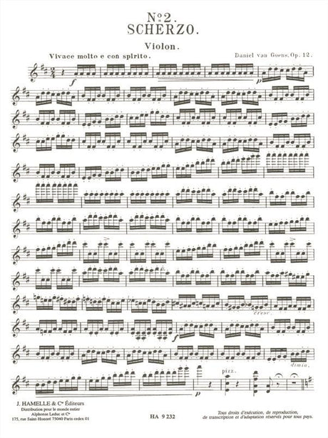 Goens: Scherzo, Op. 12, No. 2