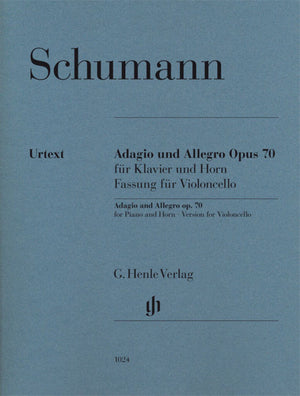 Schumann: Adagio and Allegro, Op. 70 (Version for Cello)